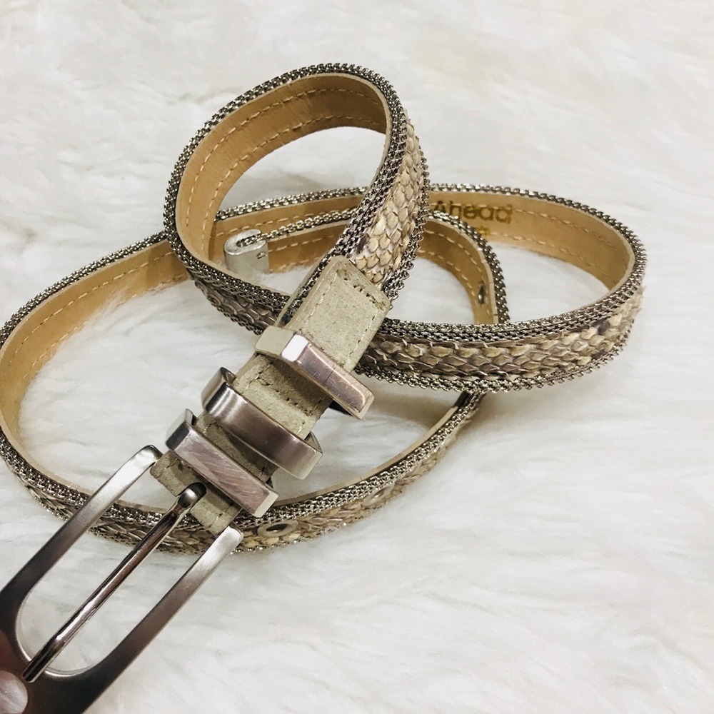 Streets Ahead Python Waist Belt - image 3